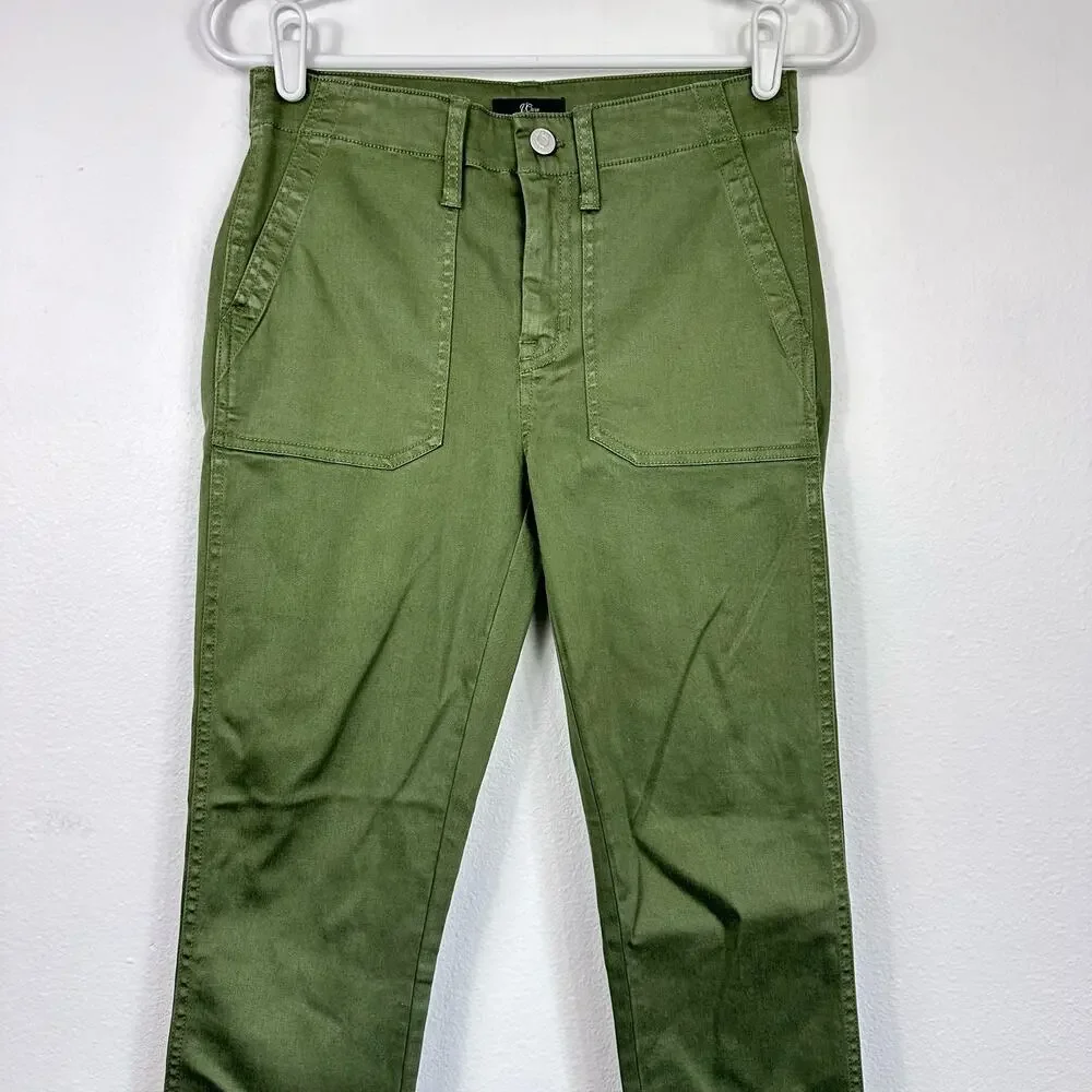 NWT J. Crew 9" Cargo Toothpick Pant Green 26 - Picture 6 of 16